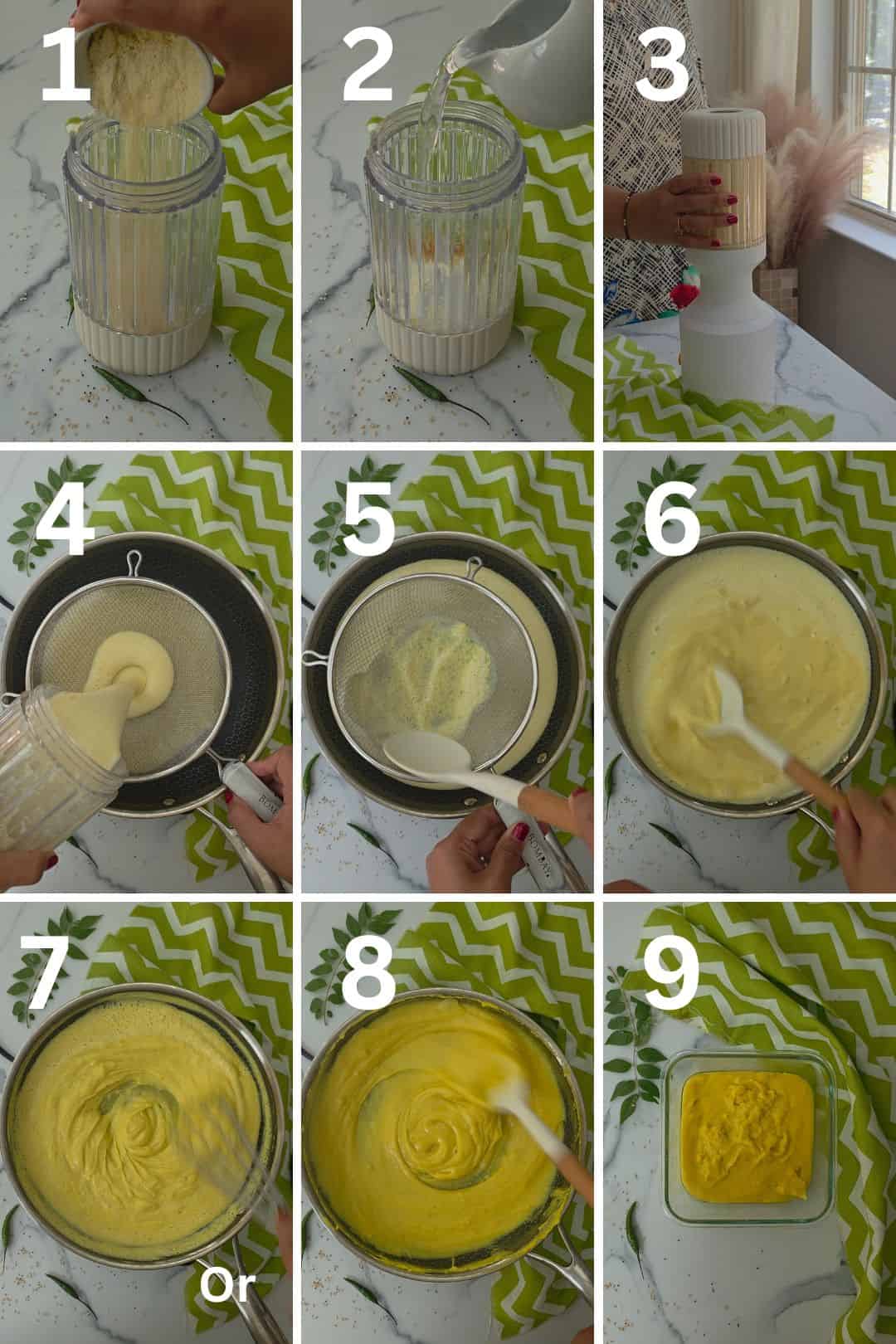 How to make Khandvi bites step by step pictures