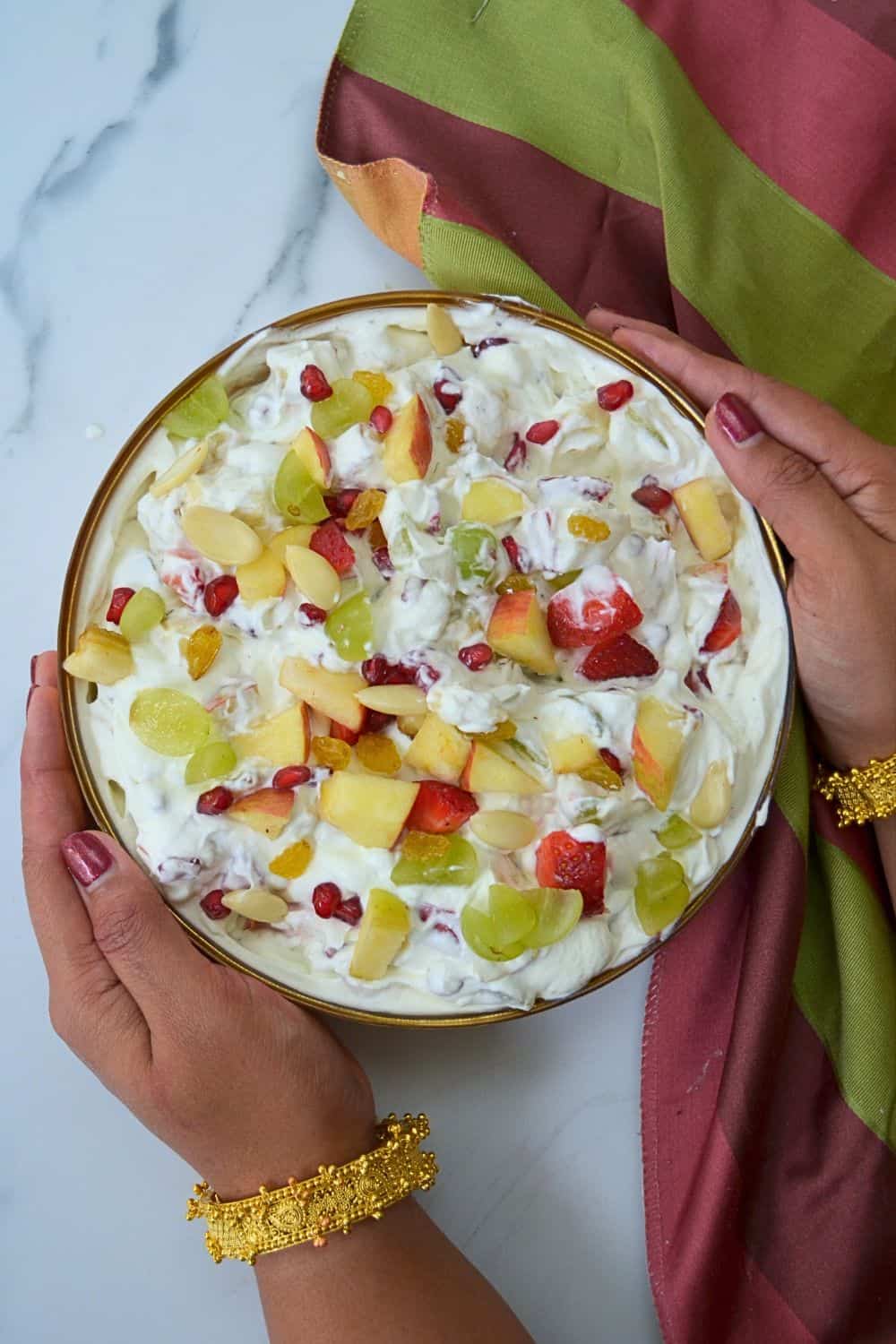 fresh fruit cream