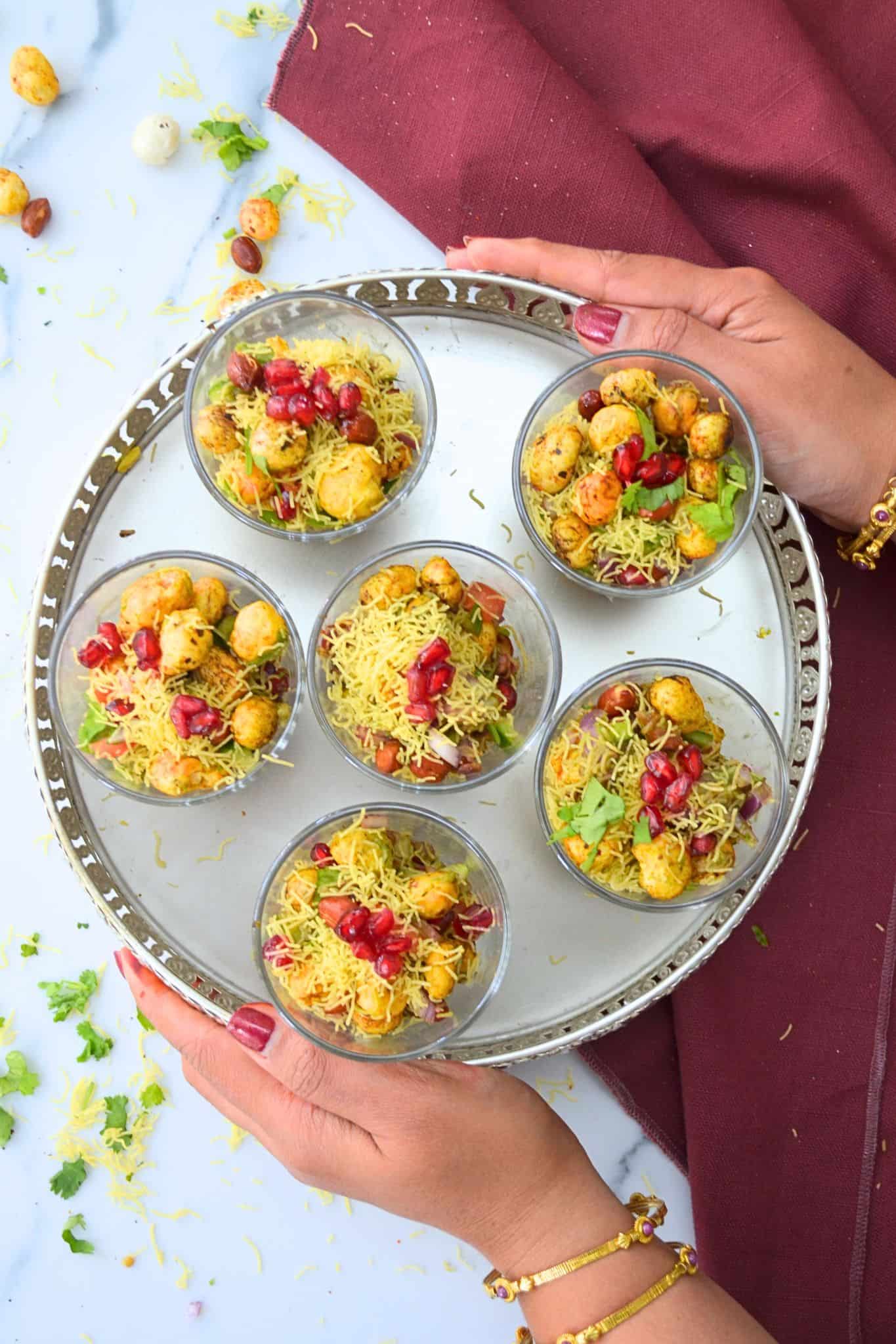 Phool Makhana chaat - makhana bhel
