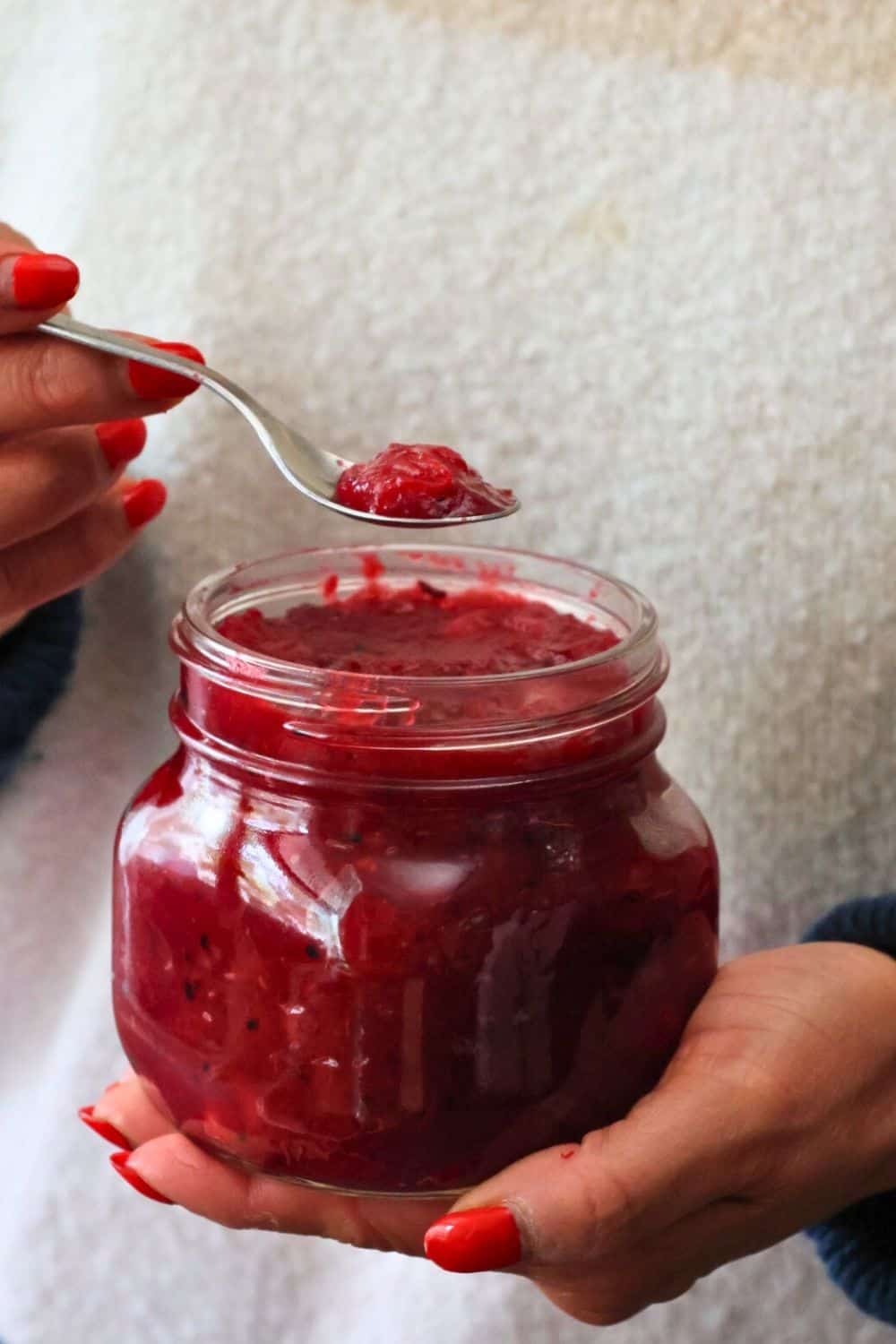 how to make indian cranberry chutney launji 