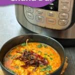 how to make Chana Dal in instant pot