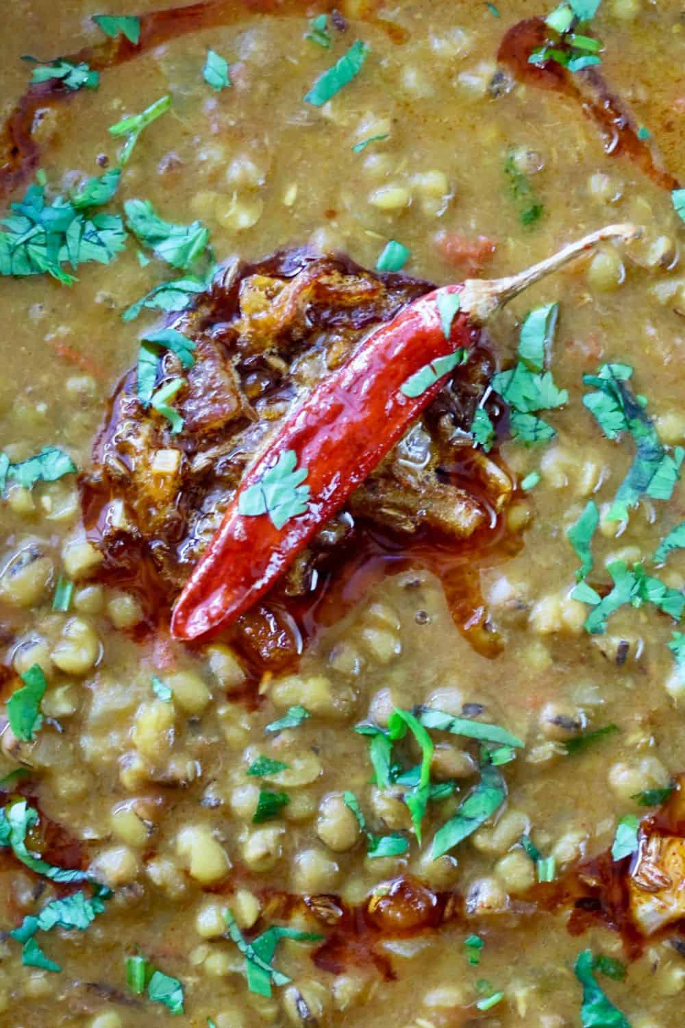 Green Mung Dal Recipe