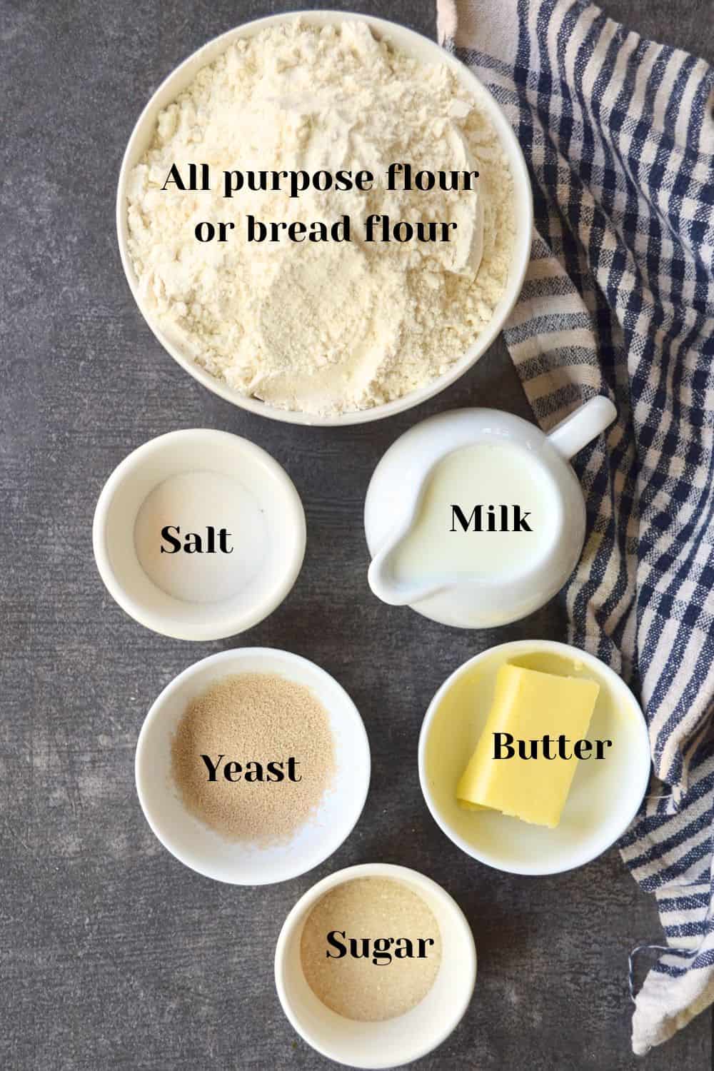 eggless dinner rolls ingredients