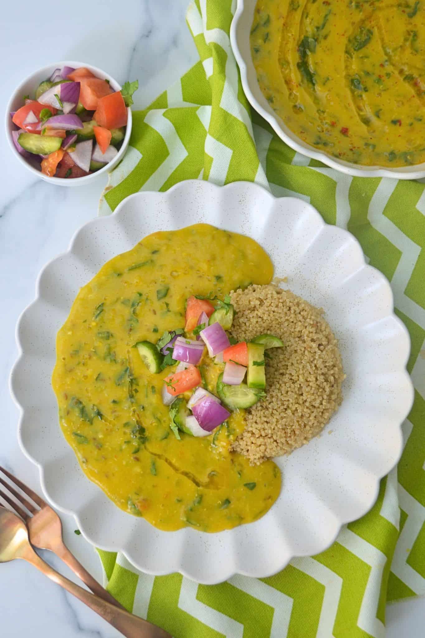 Dal palak recipe