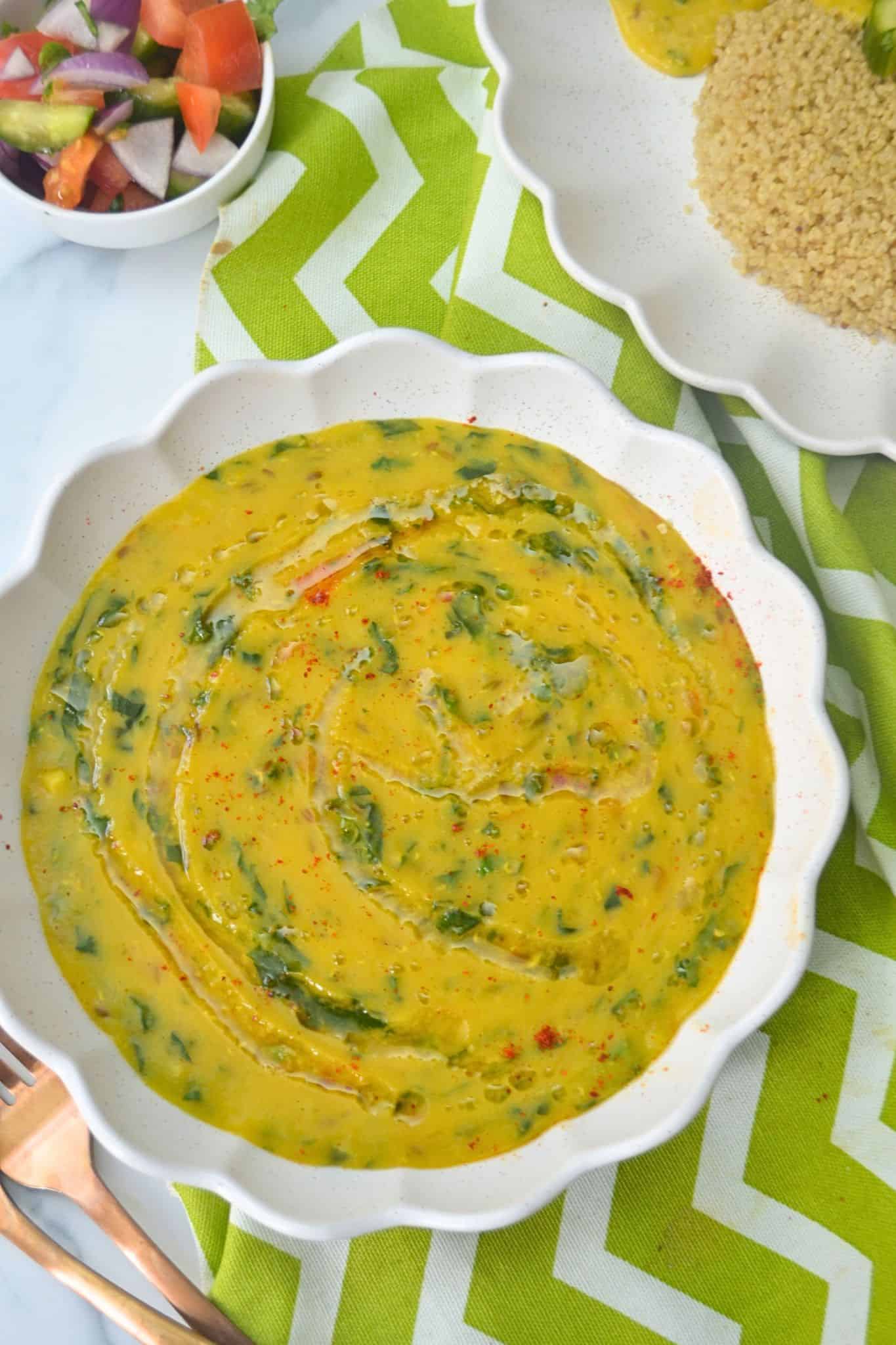 Dal palak recipe