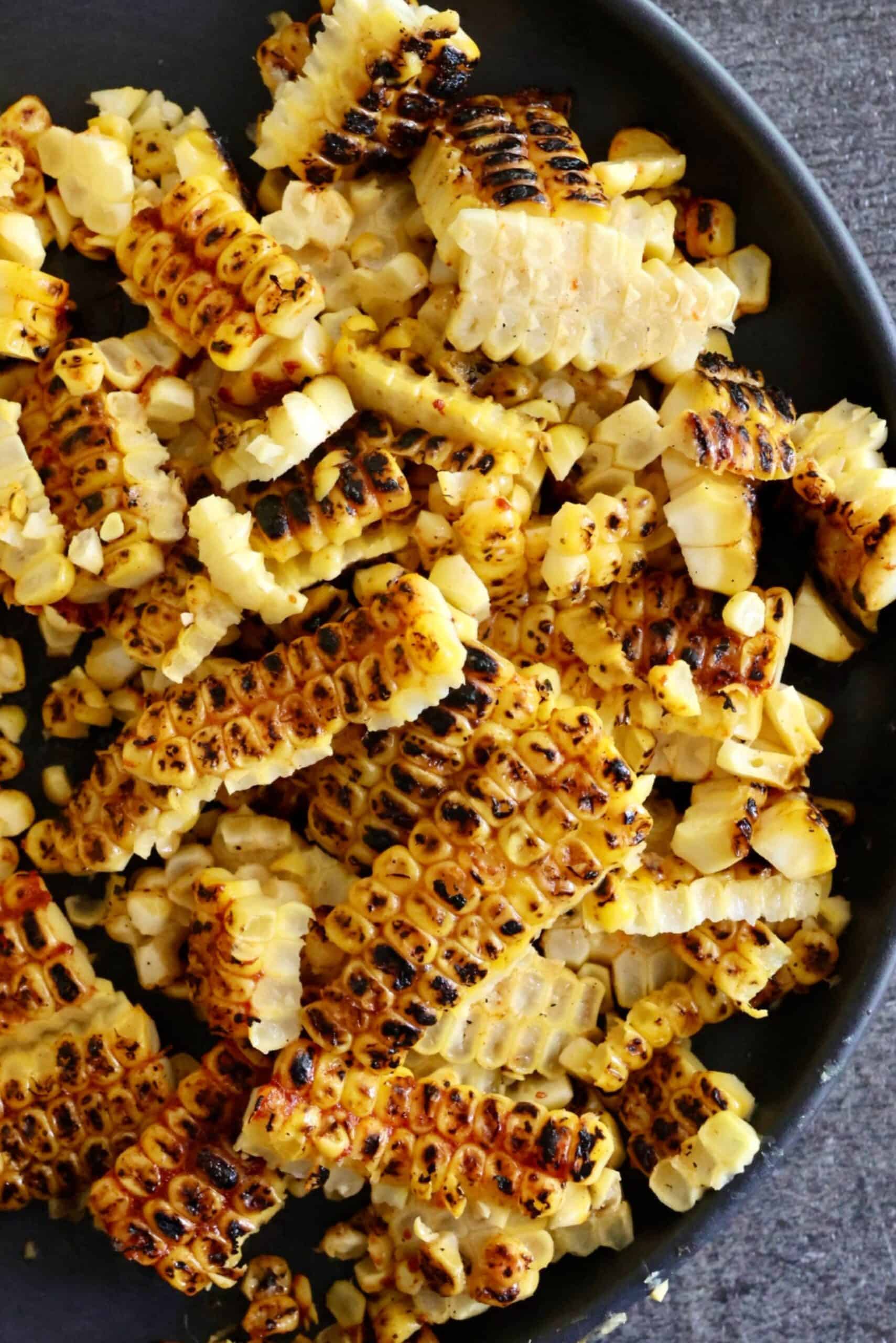 Delicious Indian street-style grilled corn with spices, perfect for snacks or side dishes.