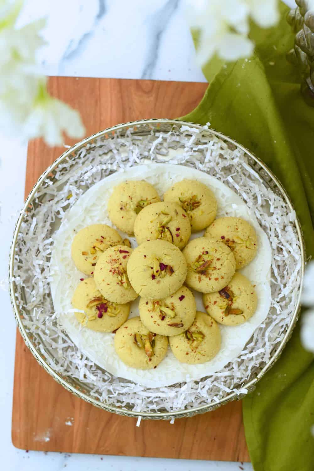 homemade Nankhathai cookies 1 Melt in Mouth Nankhatai (Eggless Bakery-Style Indian Cookies)